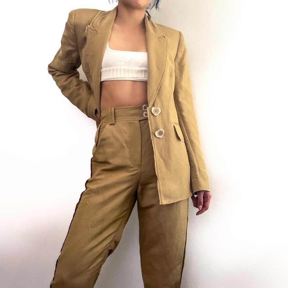 🛑 SOLD 🛑 AJE Estate Cut Out Safari Blazer • Size 6 • BNWoT • Never Worn - Picture 3 of 9